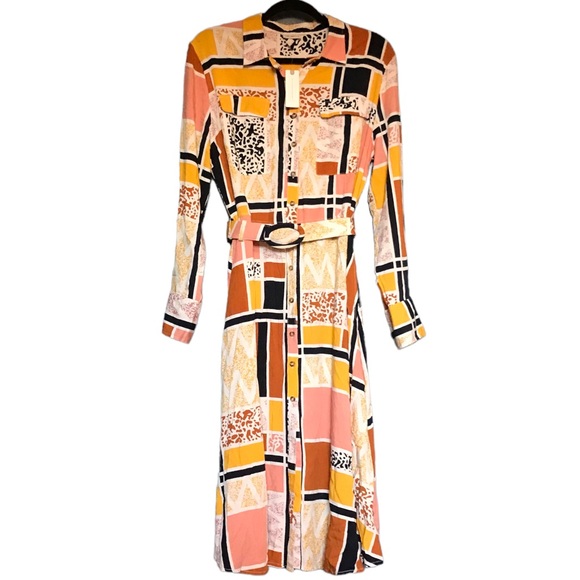 Anthropologie The Odells Nouveau Shirtdress NWT - Picture 3 of 16
